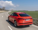 2020 Audi e-tron Sportback (Color: Catalunya Red) Rear Three-Quarter Wallpapers 150x120