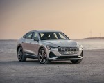 2020 Audi e-tron Sportback (Color: Florett Silver) Front Three-Quarter Wallpapers 150x120