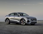 2020 Audi e-tron Sportback (Color: Florett Silver) Front Three-Quarter Wallpapers 150x120