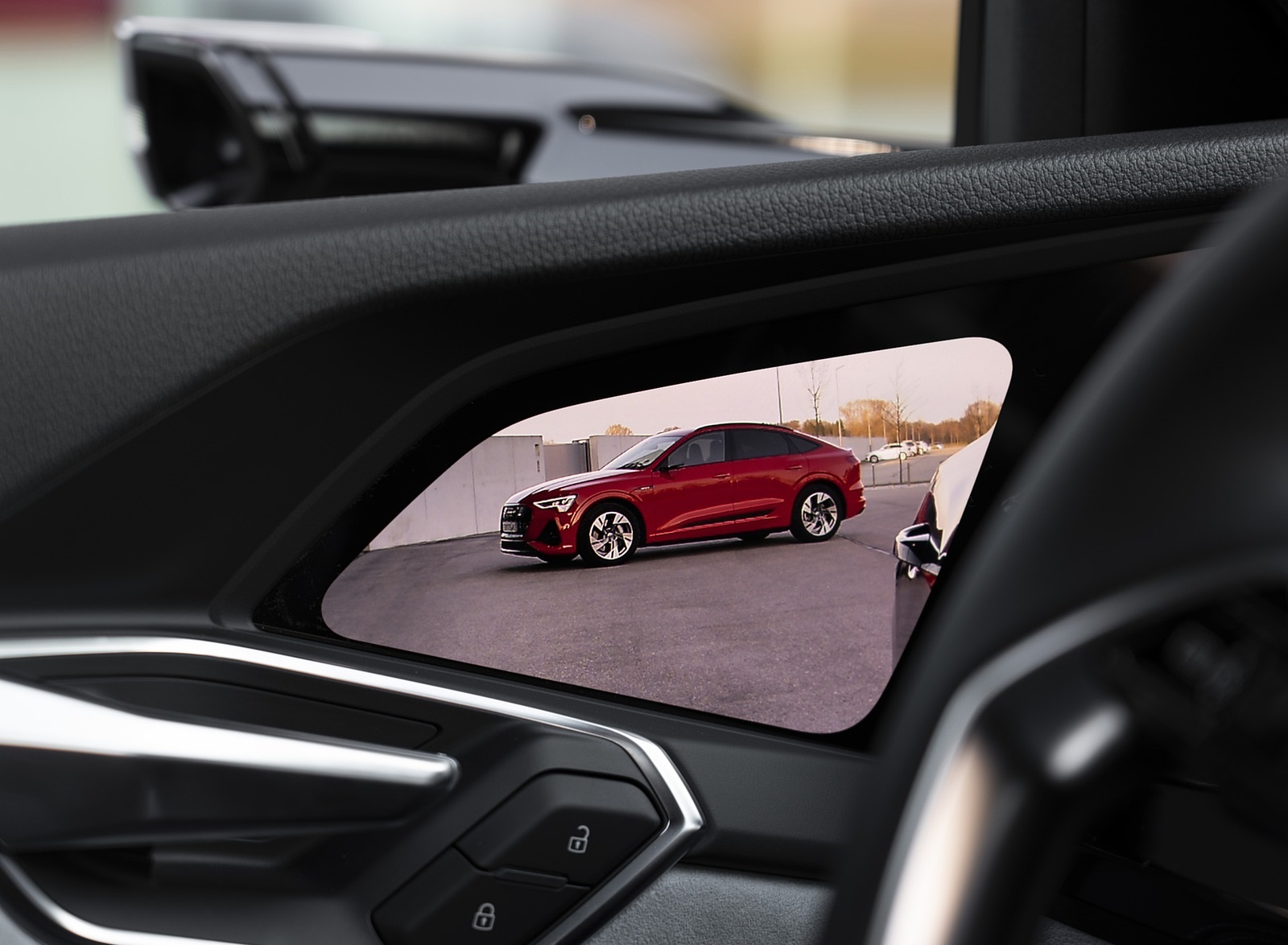 2020 Audi e-tron Sportback Digital Rear View Mirror Wallpapers #32 of 145