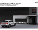 2020 Audi e-tron Sportback Digital matrix LED headlight Dynamic leaving and coming home animation Wallpapers 150x120