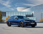 2020 BMW M340i Sedan (Color: Tanzanite Blue Metallic) Front Three-Quarter Wallpapers 150x120