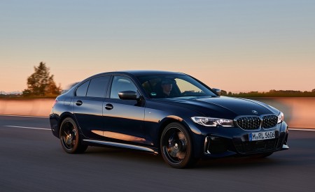 2020 BMW M340i Sedan (Color: Tanzanite Blue Metallic) Front Three-Quarter Wallpapers 450x275 (2)