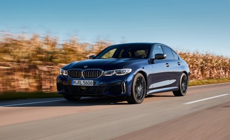 2020 BMW M340i Sedan (Color: Tanzanite Blue Metallic) Front Three-Quarter Wallpapers 450x275 (4)