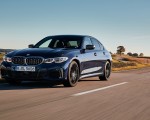 2020 BMW M340i Sedan (Color: Tanzanite Blue Metallic) Front Three-Quarter Wallpapers 150x120