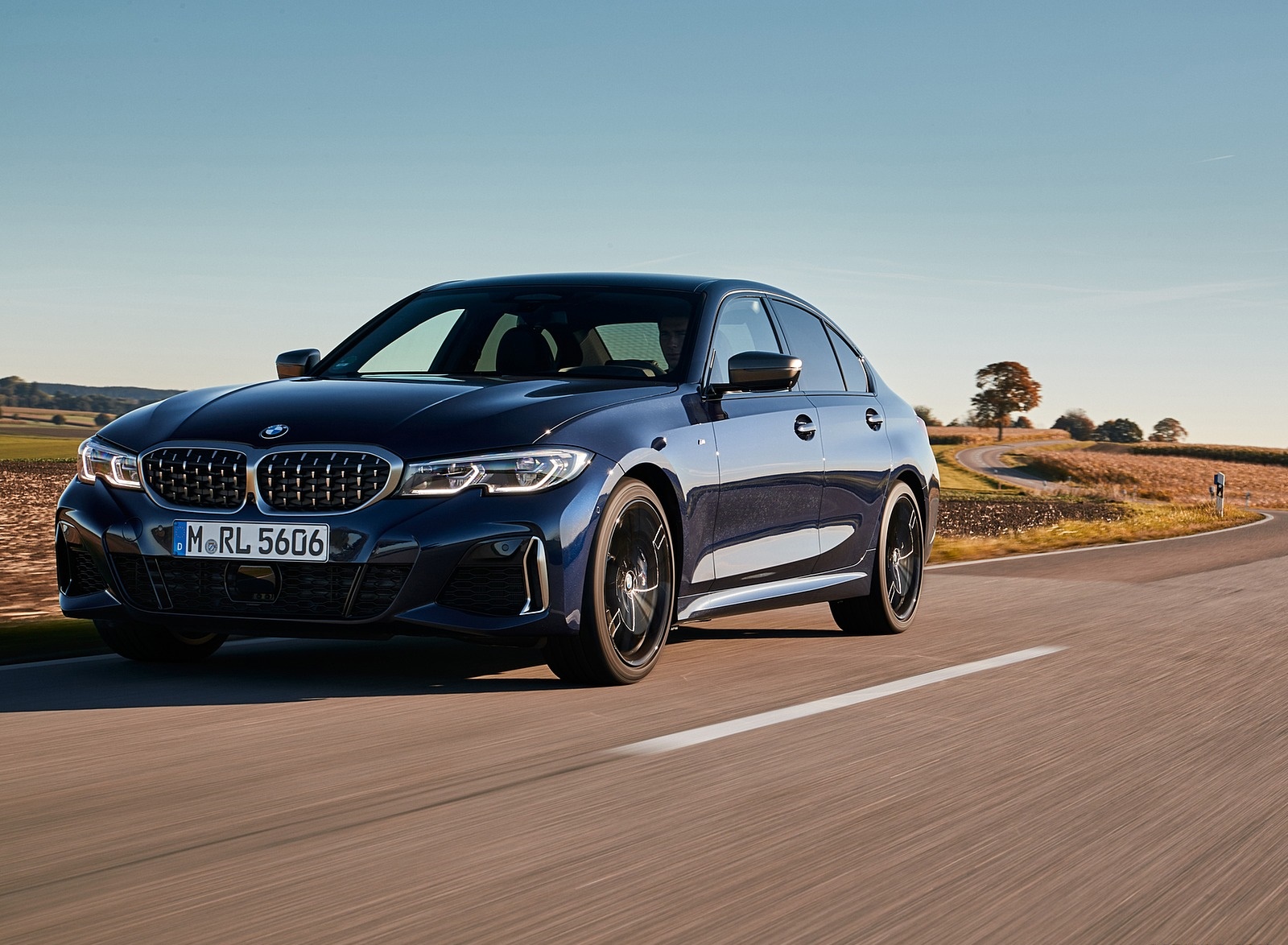 2020 BMW M340i Sedan (Color: Tanzanite Blue Metallic) Front Three-Quarter Wallpapers #5 of 74