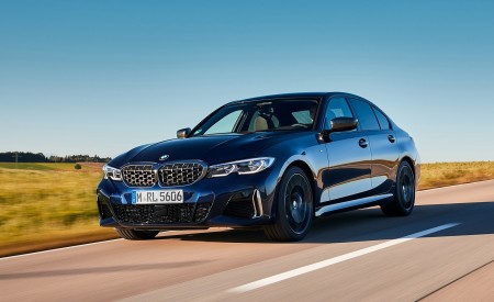 2020 BMW M340i Sedan (Color: Tanzanite Blue Metallic) Front Three-Quarter Wallpapers 450x275 (7)