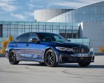 2020 BMW M340i Sedan (Color: Tanzanite Blue Metallic) Front Three-Quarter Wallpapers 150x120