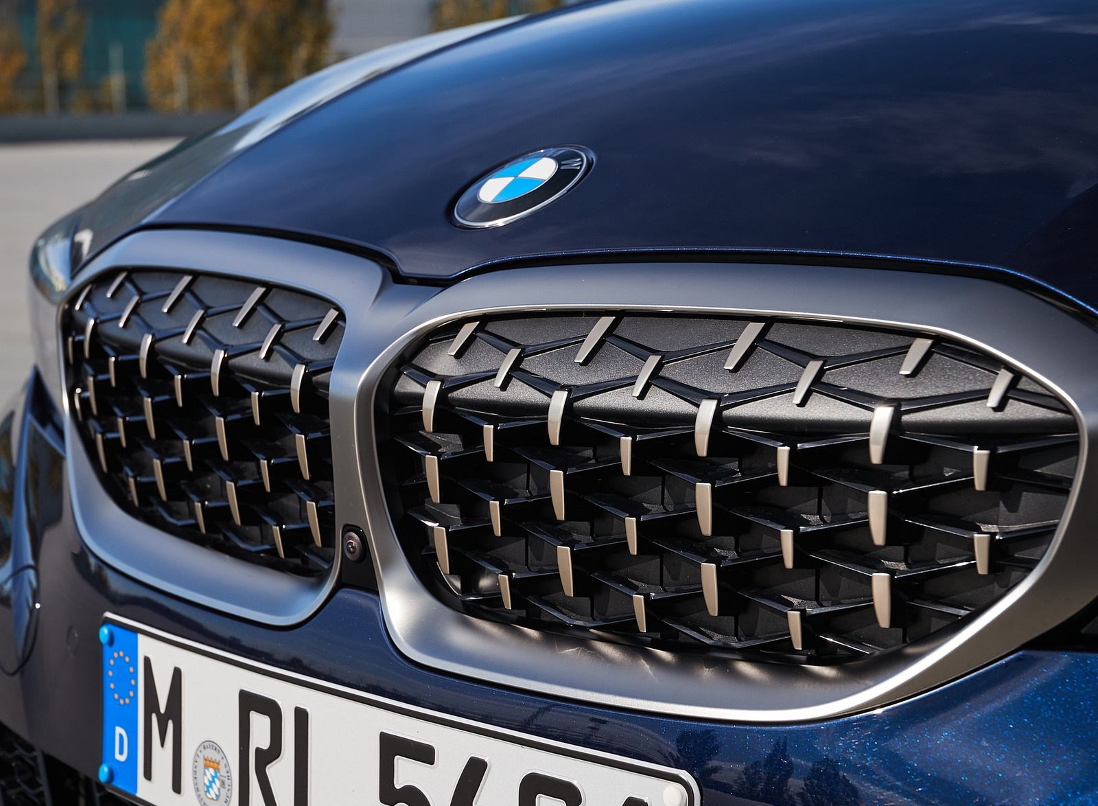 2020 BMW M340i Sedan (Color: Tanzanite Blue Metallic) Grill Wallpapers #65 of 74