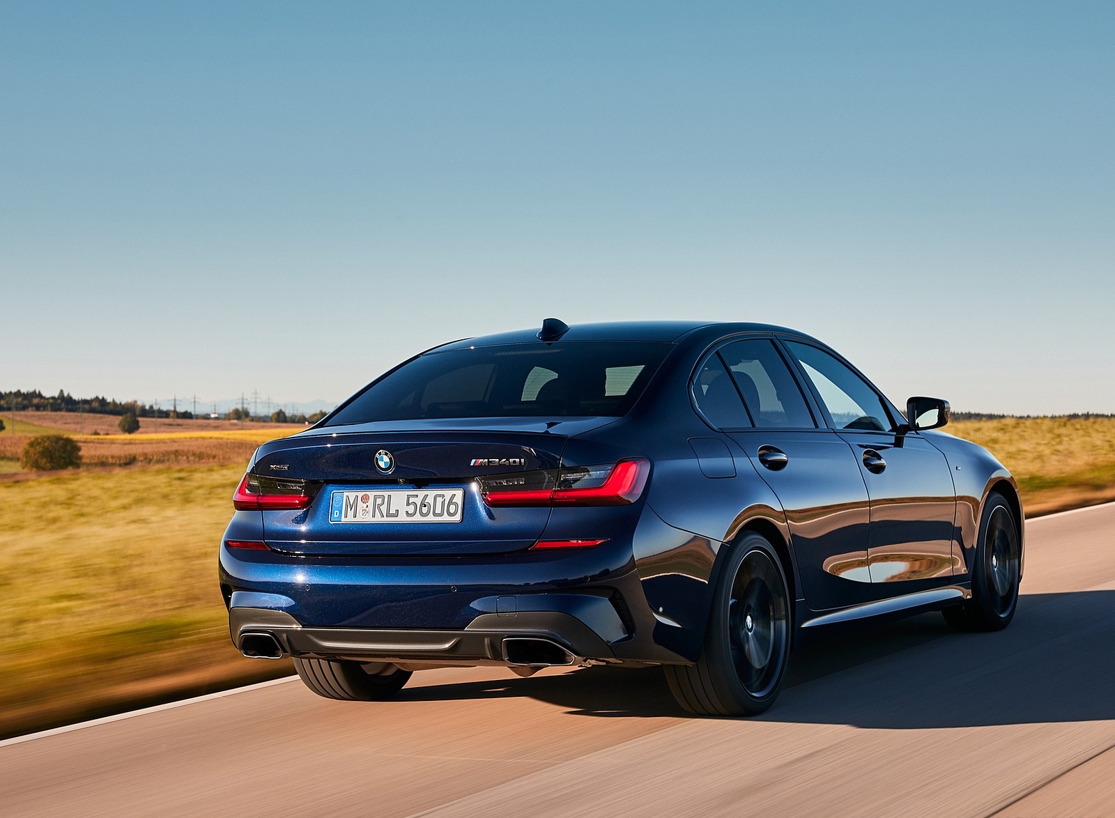 2020 BMW M340i Sedan (Color: Tanzanite Blue Metallic) Rear Three-Quarter Wallpapers #10 of 74