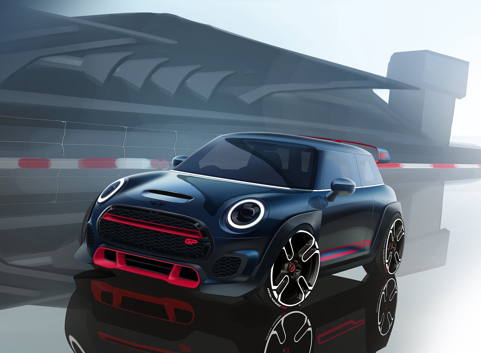 2020 MINI John Cooper Works GP Design Sketch Wallpapers #48 of 64