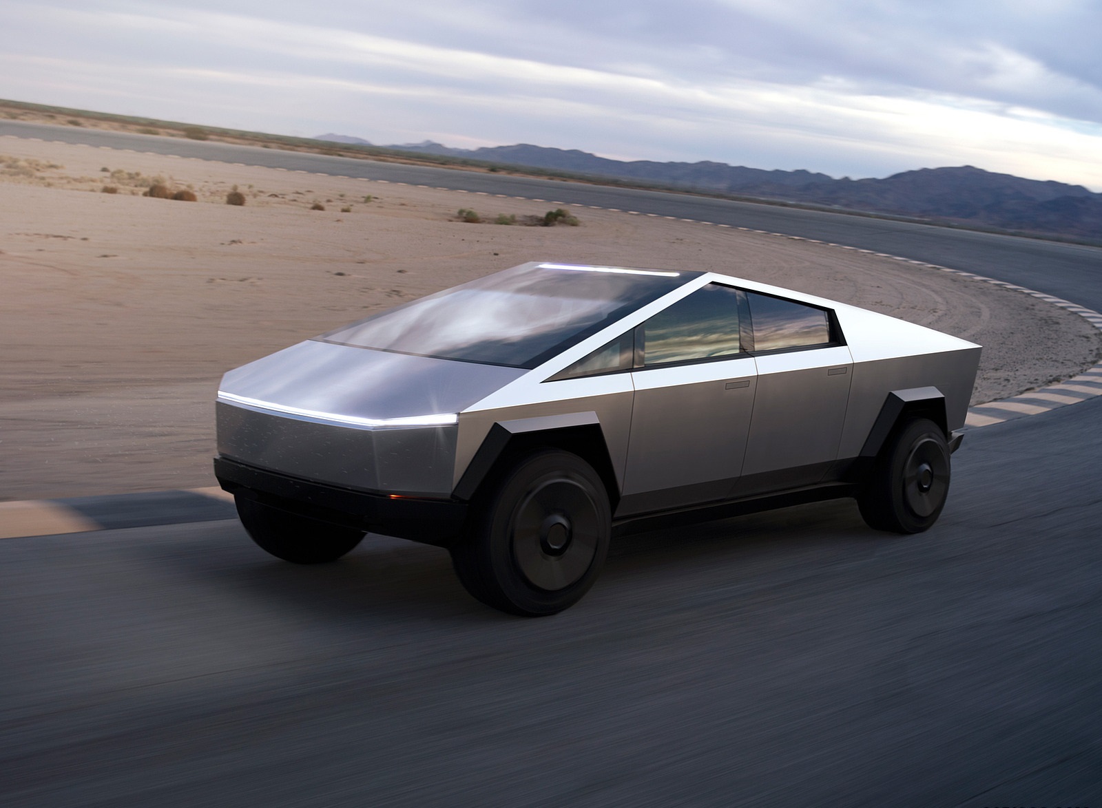 2022 Tesla Cybertruck Front Three-Quarter Wallpapers (1). Download Wallpaper