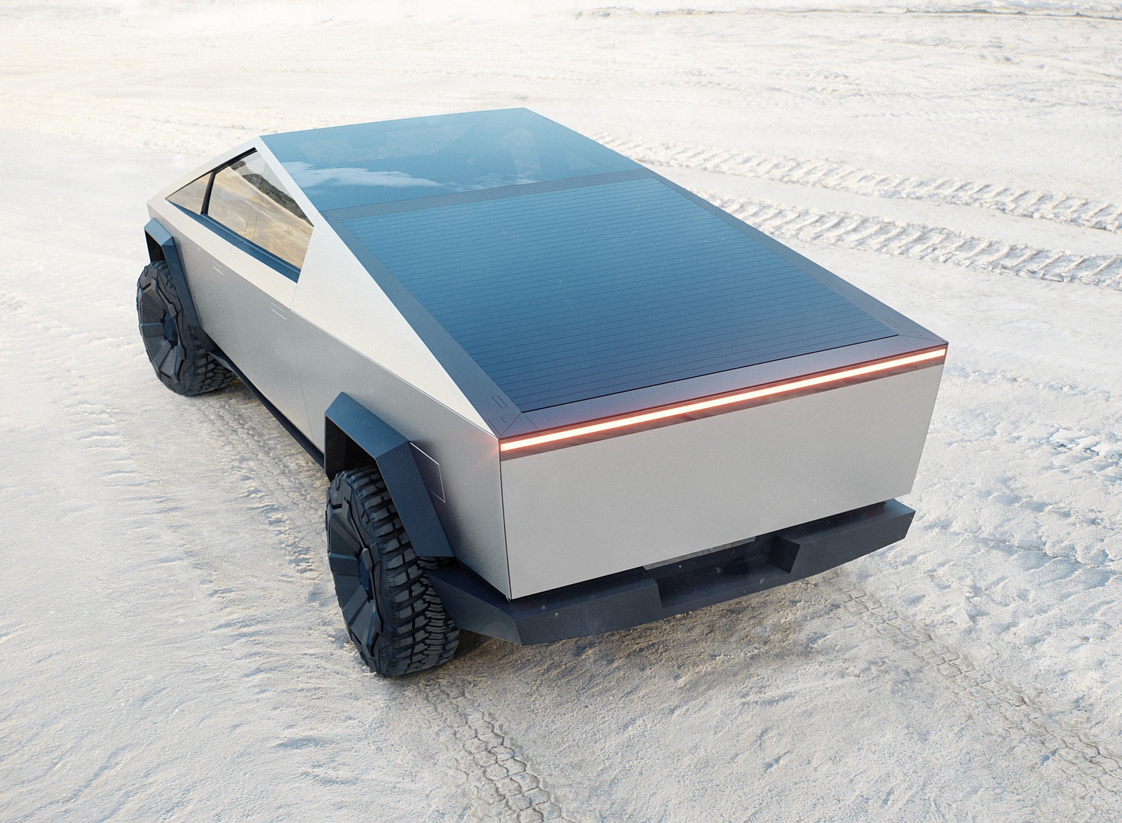 2022 Tesla Cybertruck Rear Three-Quarter Wallpapers #9 of 24