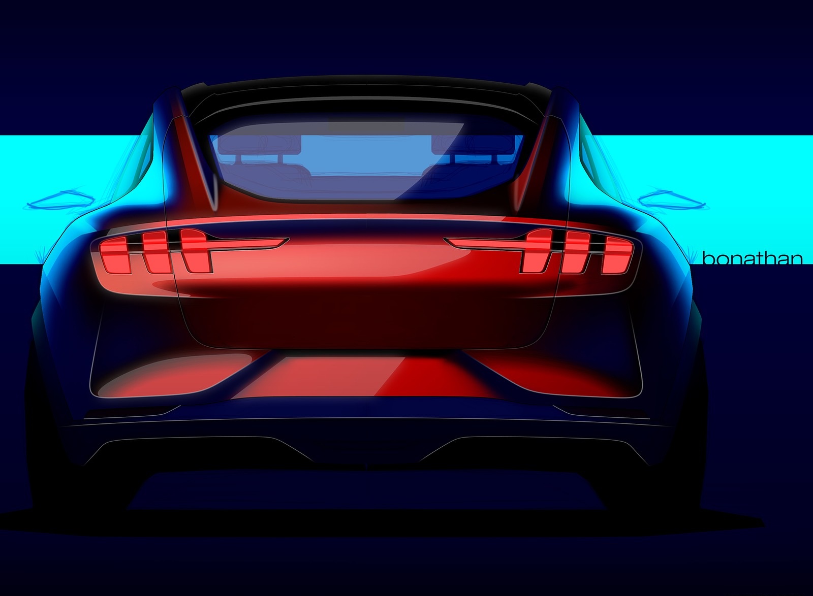 2021 Ford Mustang Mach-E Electric SUV Design Sketch Wallpapers #71 of 74
