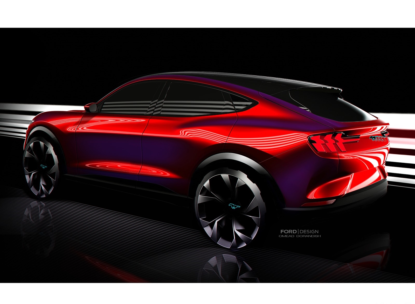 2021 Ford Mustang Mach-E Electric SUV Design Sketch Wallpapers #69 of 74