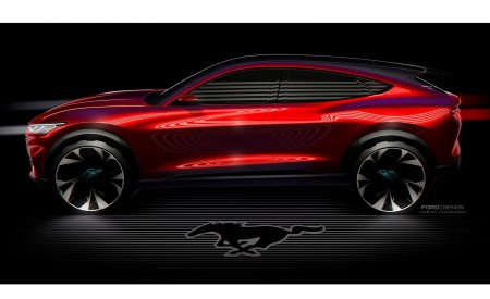 2021 Ford Mustang Mach-E Electric SUV Design Sketch Wallpapers 450x275 (68)