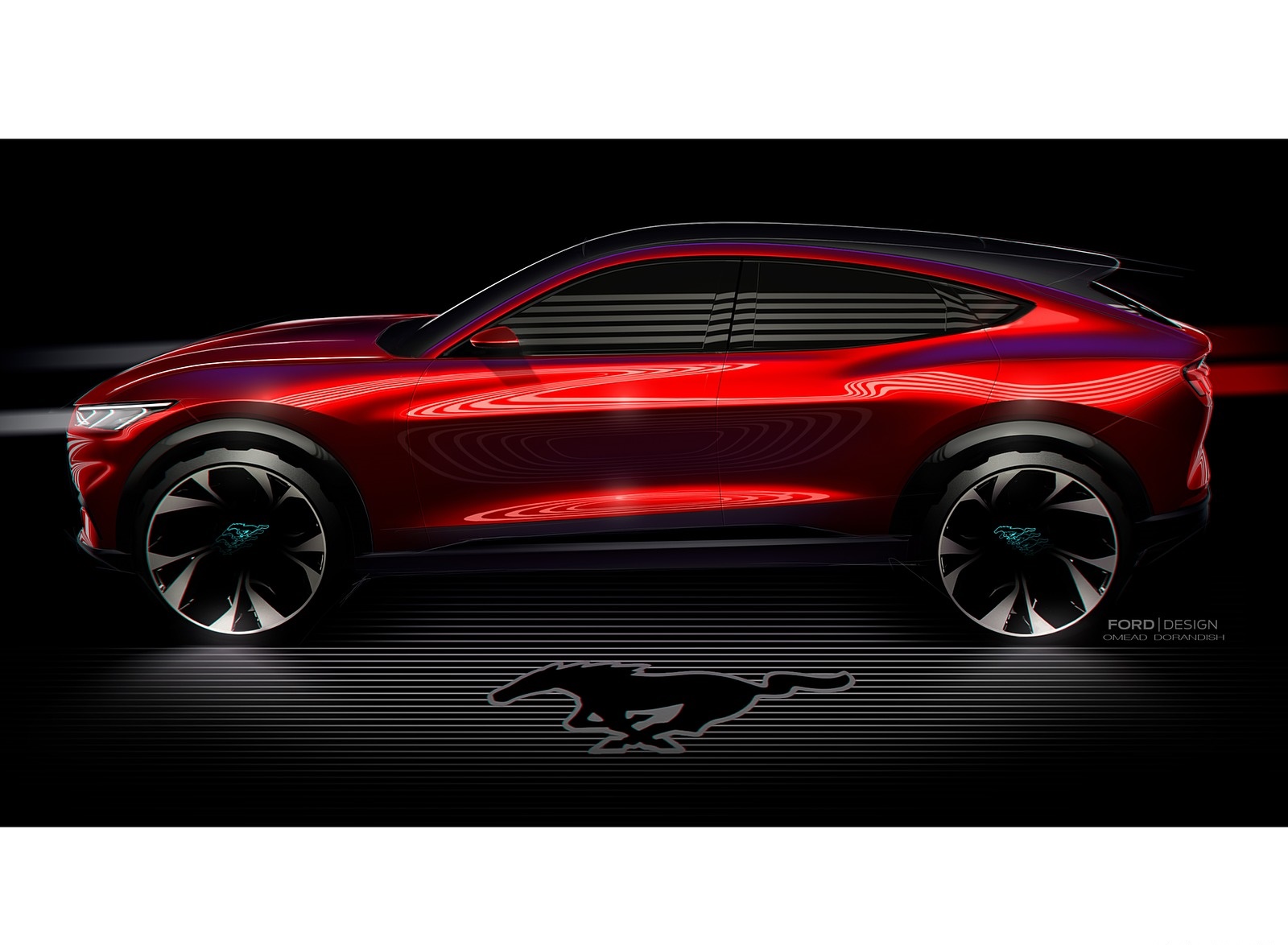 2021 Ford Mustang Mach-E Electric SUV Design Sketch Wallpapers #68 of 74