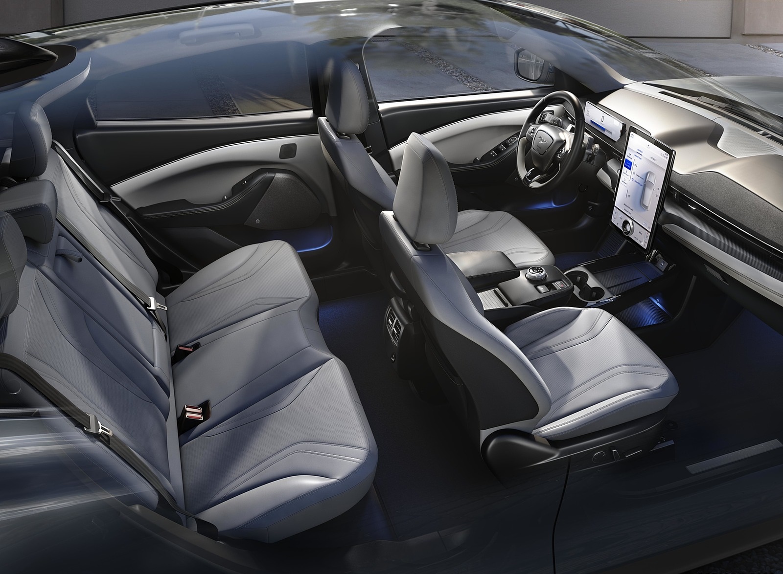 2021 Ford Mustang Mach-E Electric SUV Interior Seats Wallpapers #55 of 74
