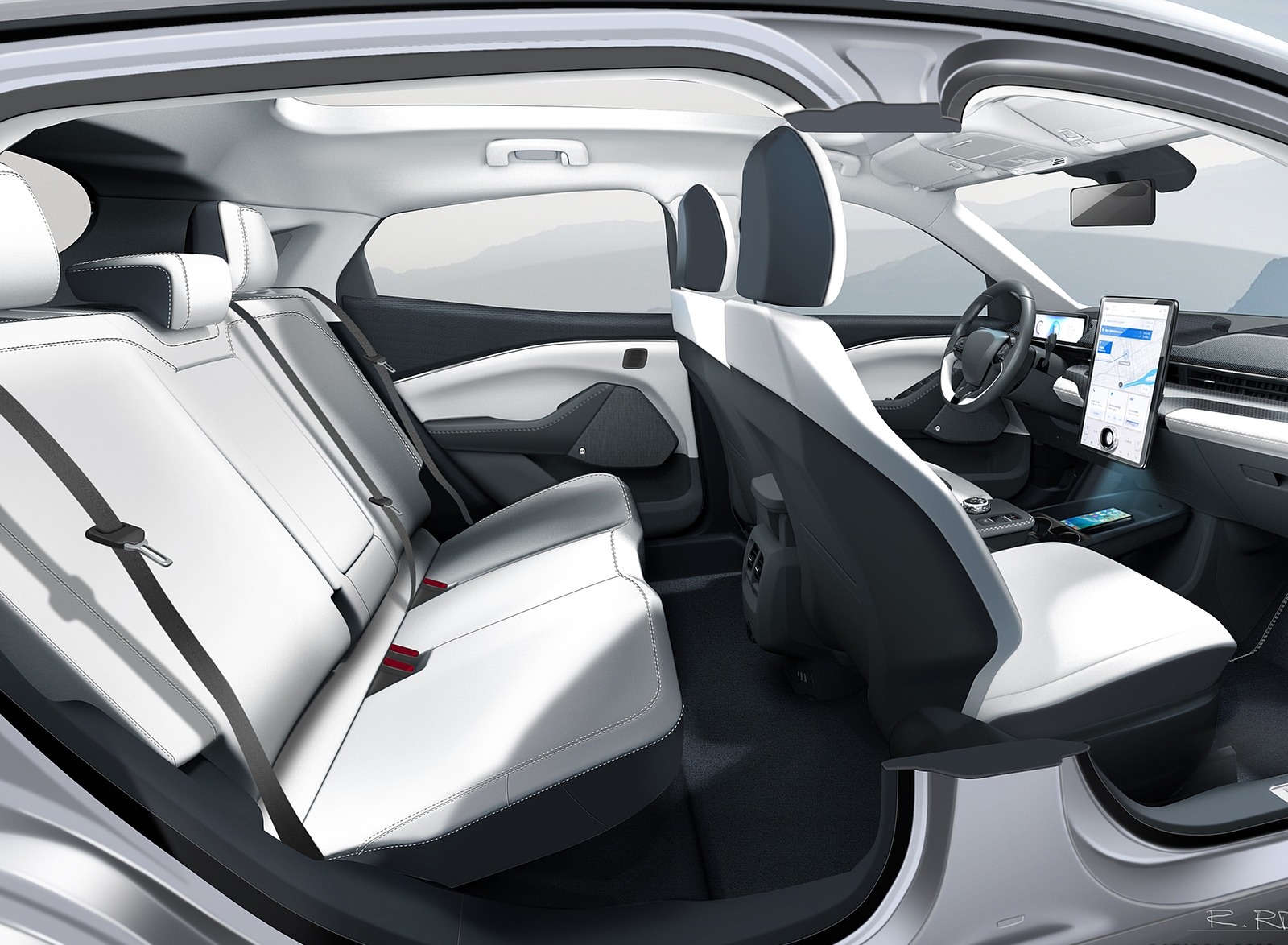 2021 Ford Mustang Mach-E Electric SUV Interior Seats Wallpapers #54 of 74