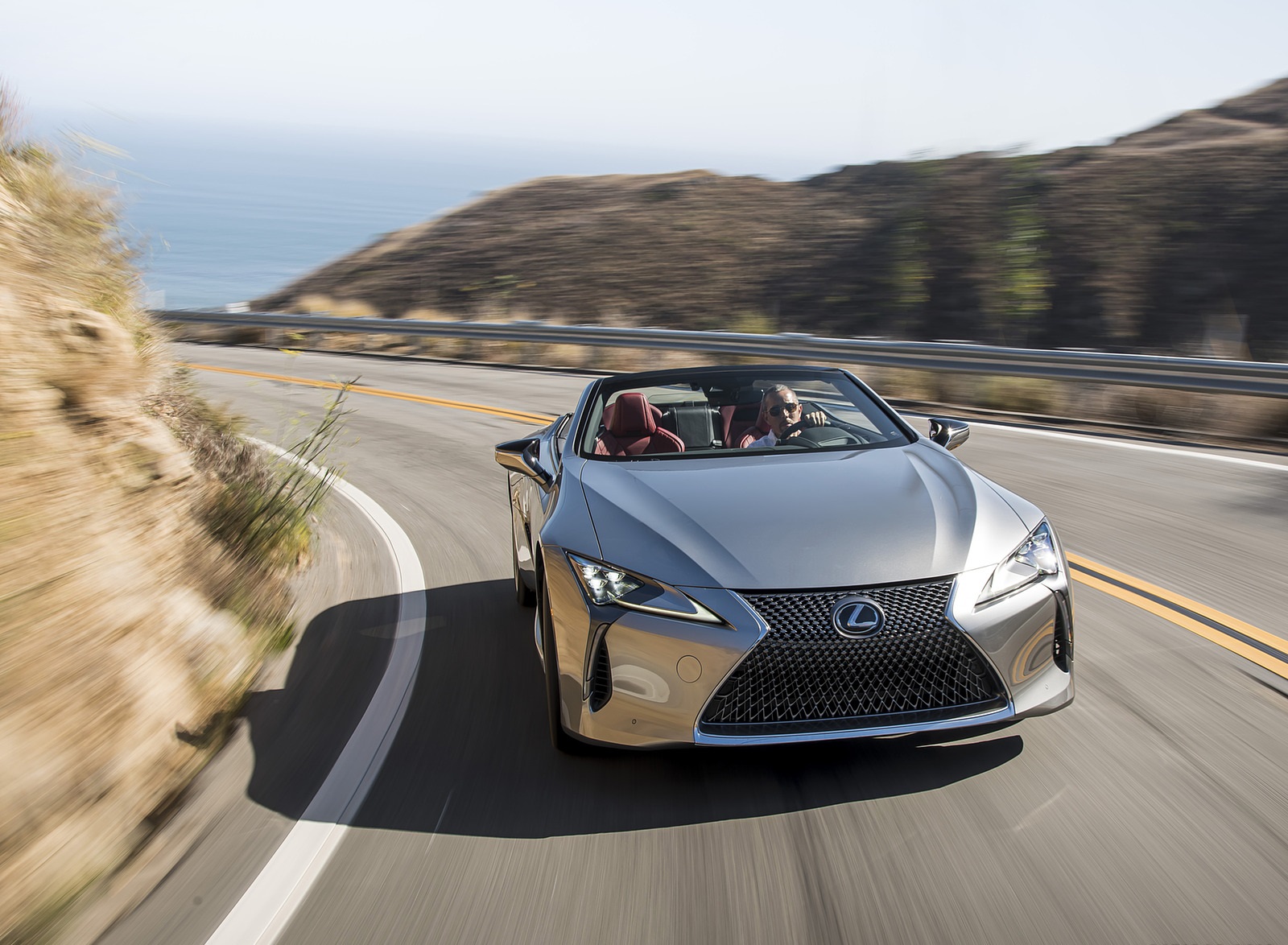 2021 Lexus LC Convertible Front Wallpapers (2)