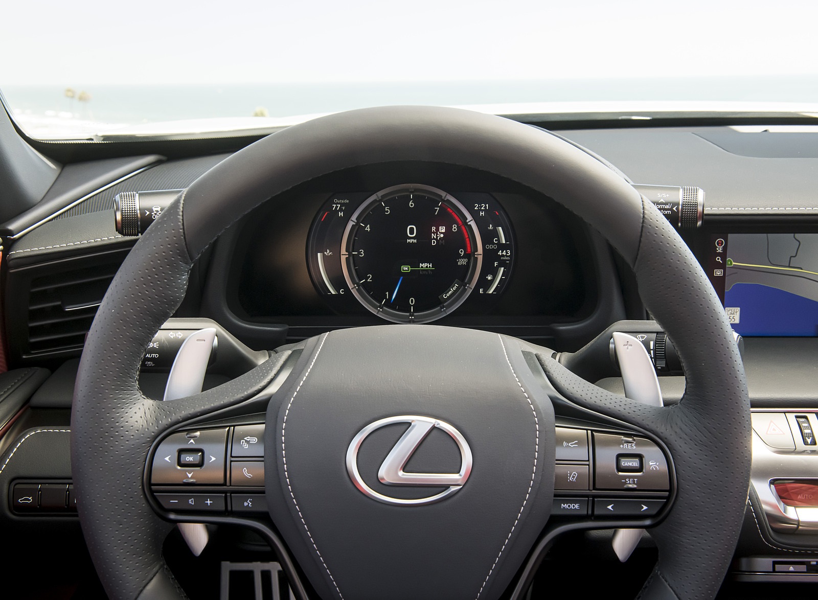 2021 Lexus LC Convertible Interior Steering Wheel Wallpapers #14 of 33