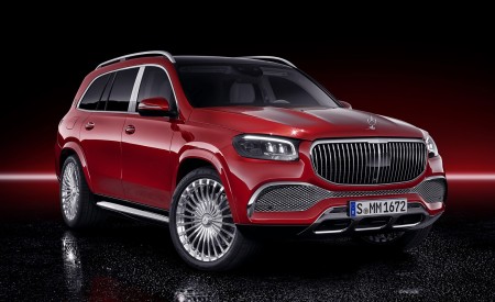 2021 Mercedes-Maybach GLS 600 (Color: Designo Hyacinth Red Metallic) Front Three-Quarter Wallpapers 450x275 (132)