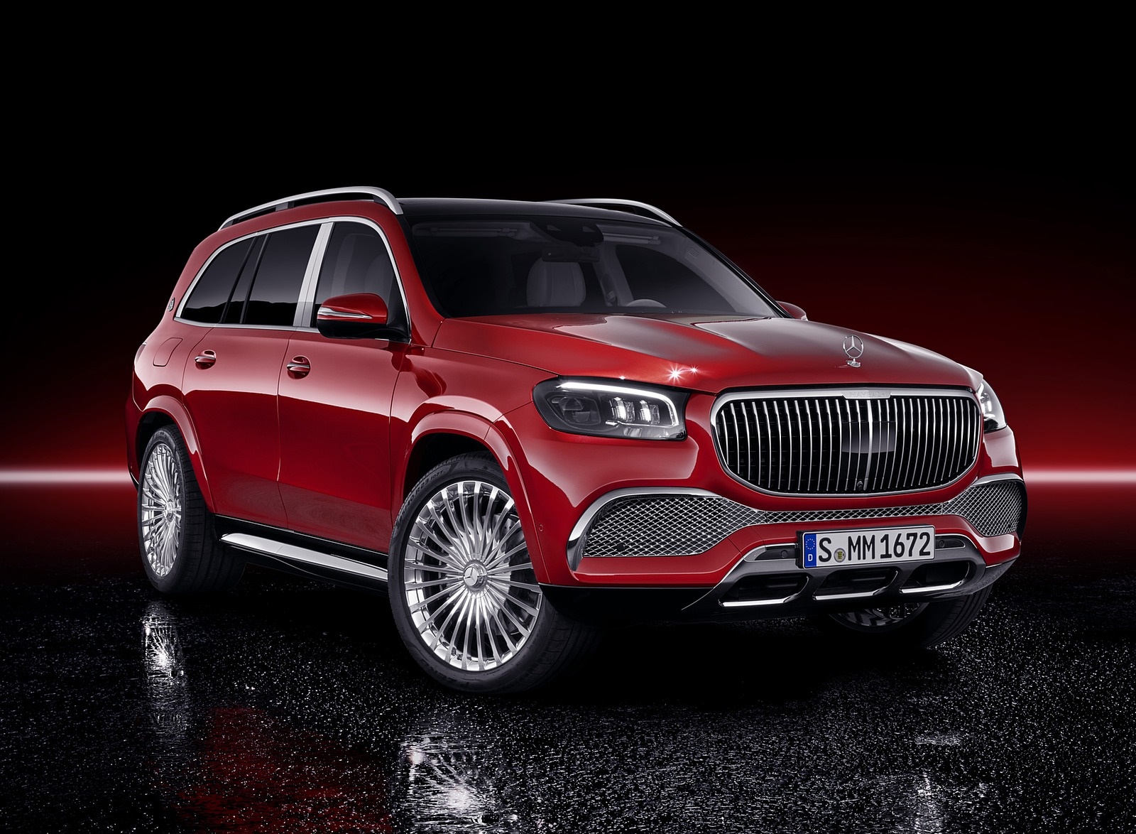 2021 Mercedes-Maybach GLS 600 (Color: Designo Hyacinth Red Metallic) Front Three-Quarter Wallpapers #132 of 142