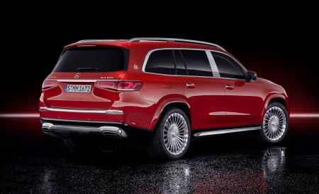 2021 Mercedes-Maybach GLS 600 (Color: Designo Hyacinth Red Metallic) Rear Three-Quarter Wallpapers 450x275 (135)