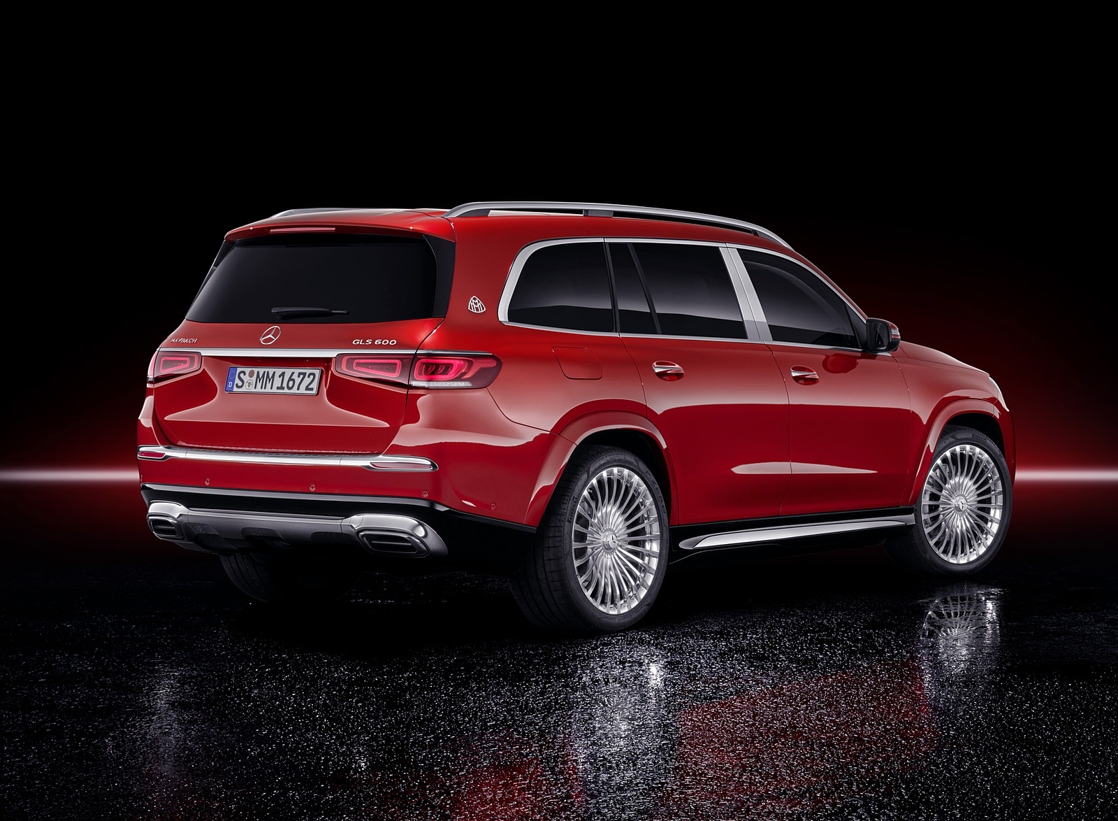 2021 Mercedes-Maybach GLS 600 (Color: Designo Hyacinth Red Metallic) Rear Three-Quarter Wallpapers #135 of 142