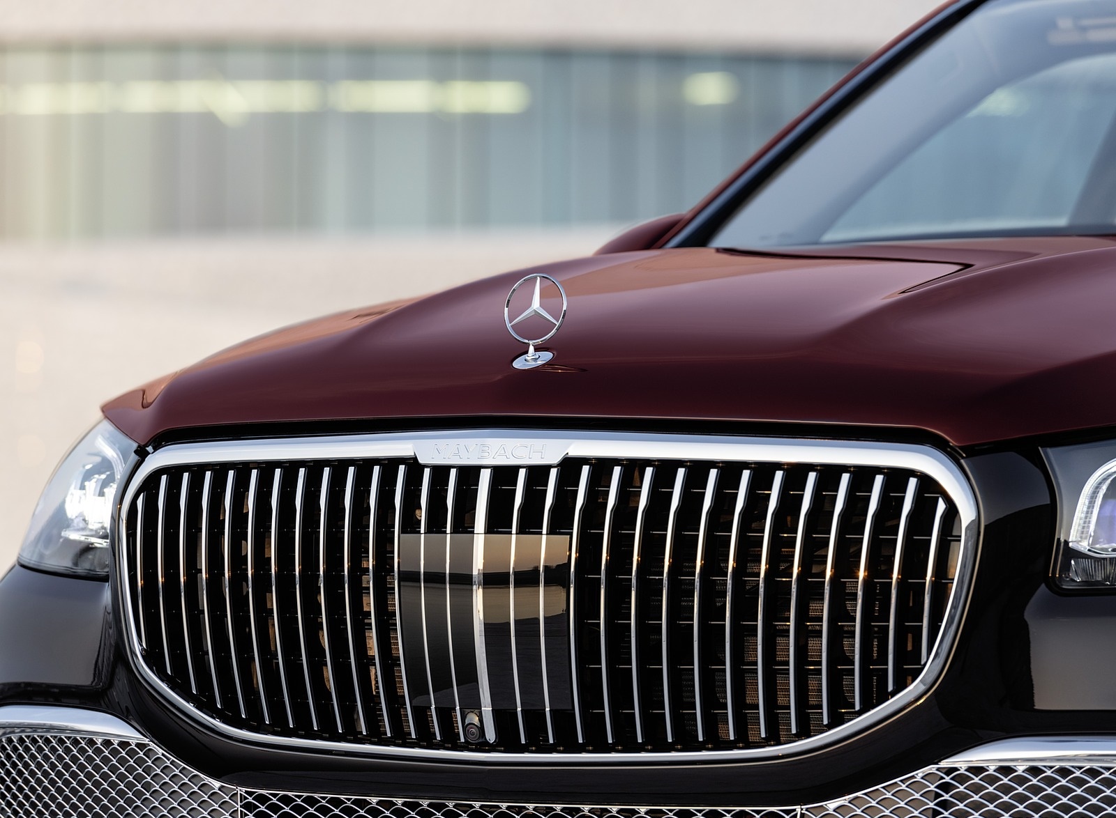 2021 Mercedes-Maybach GLS 600 (Color: Rubellite Red or Obsidian Black) Grill Wallpapers #106 of 142