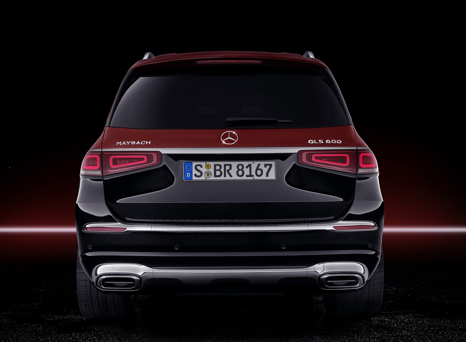 2021 Mercedes-Maybach GLS 600 (Color: Rubellite Red or Obsidian Black) Rear Wallpapers #122 of 142