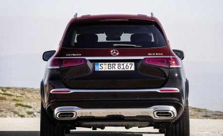2021 Mercedes-Maybach GLS 600 (Color: Rubellite Red or Obsidian Black) Rear Wallpapers 450x275 (98)