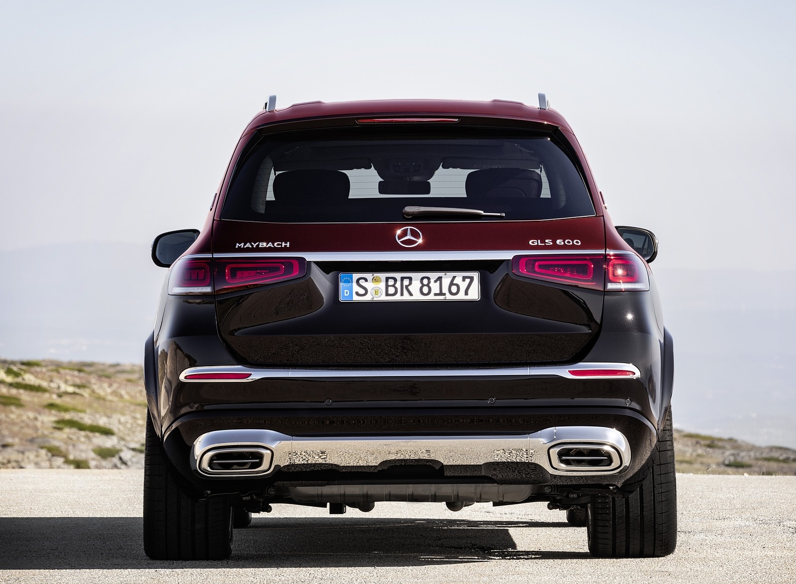 2021 Mercedes-Maybach GLS 600 (Color: Rubellite Red or Obsidian Black) Rear Wallpapers #98 of 142