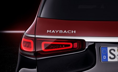 2021 Mercedes-Maybach GLS 600 (Color: Rubellite Red or Obsidian Black) Tail Light Wallpapers 450x275 (125)