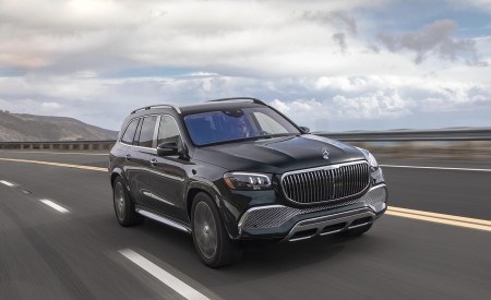 2021 Mercedes-Maybach GLS 600 (US-Spec) Front Three-Quarter Wallpapers 450x275 (2)