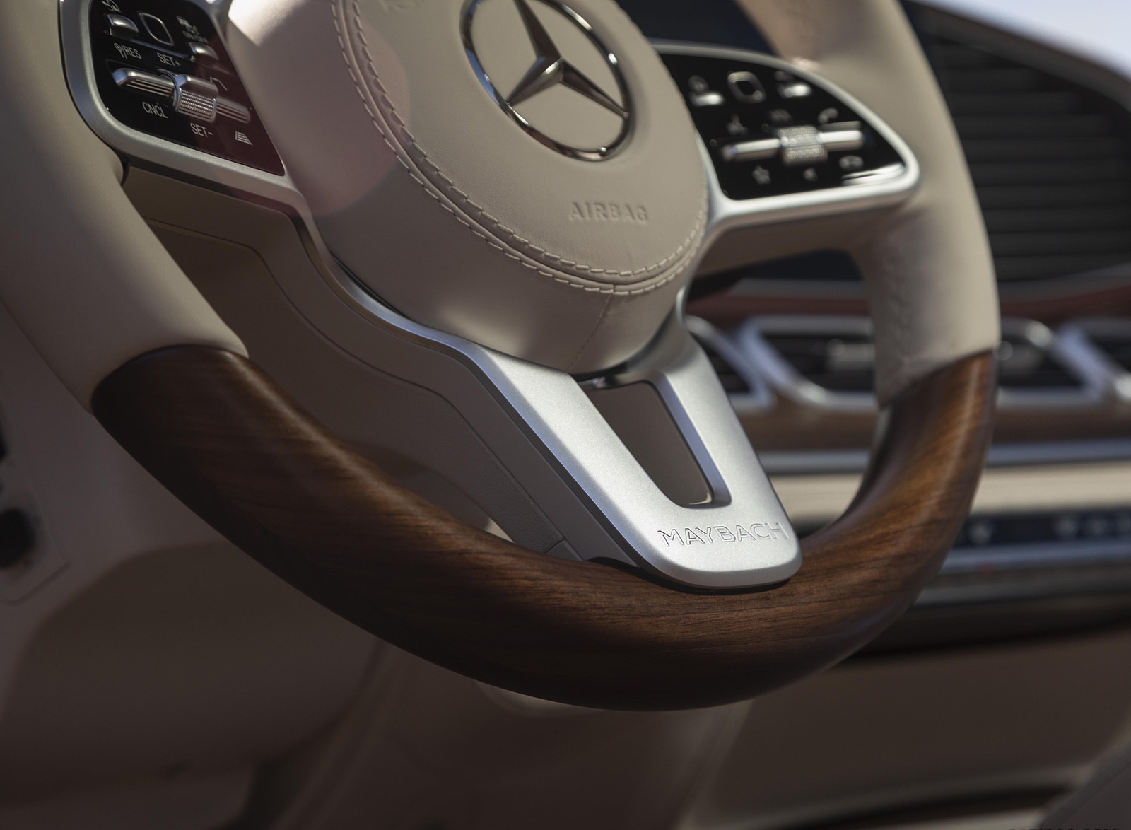 2021 Mercedes-Maybach GLS 600 (US-Spec) Interior Steering Wheel Wallpapers #56 of 142