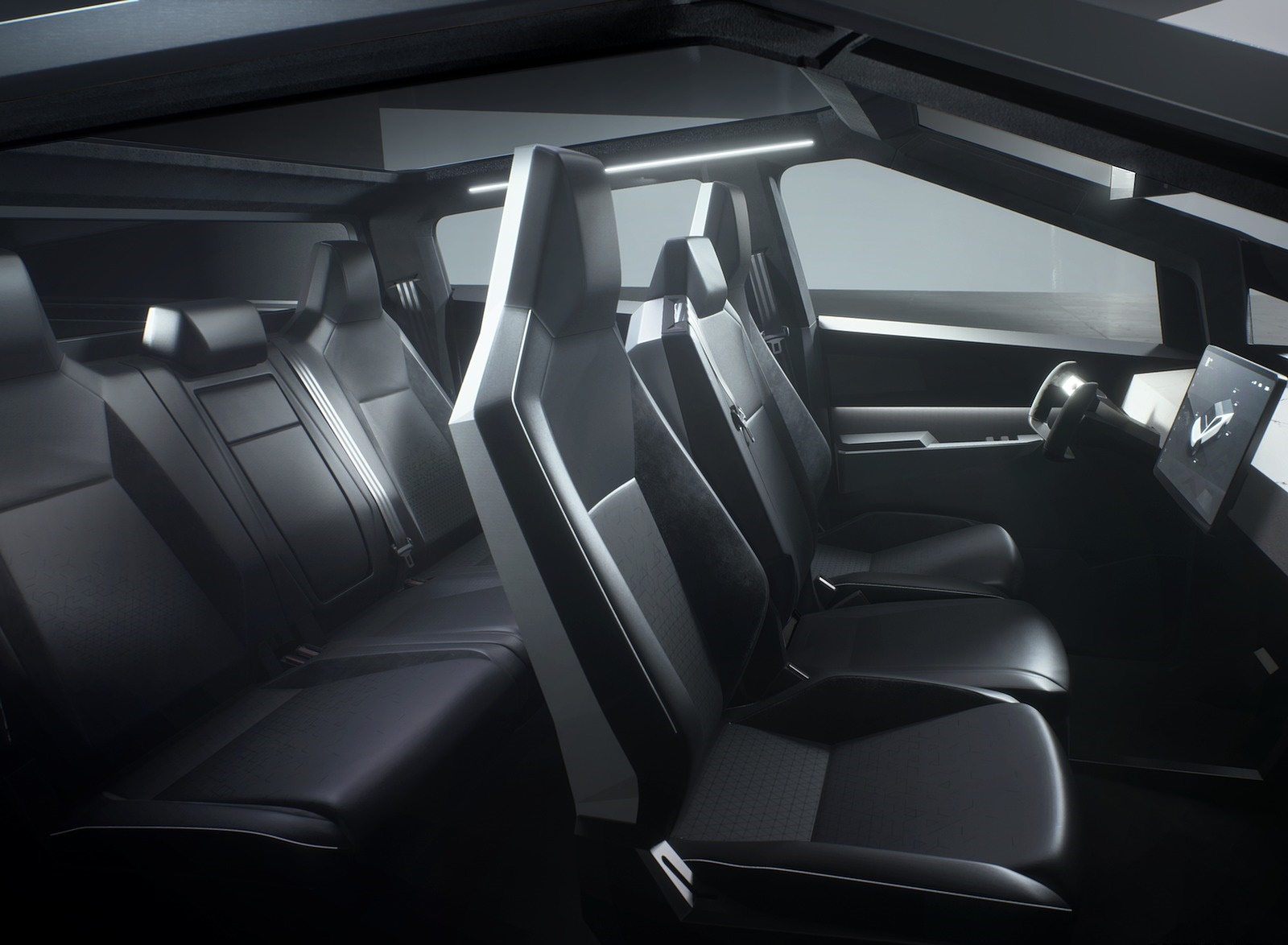 2022 Tesla Cybertruck Interior Wallpapers #24 of 24