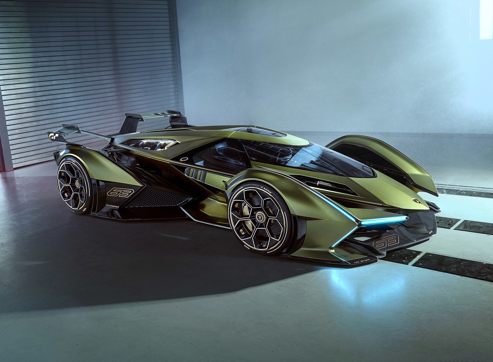 2019 Lamborghini Lambo V12 Vision Gran Turismo Front Three-Quarter Wallpapers #2 of 17