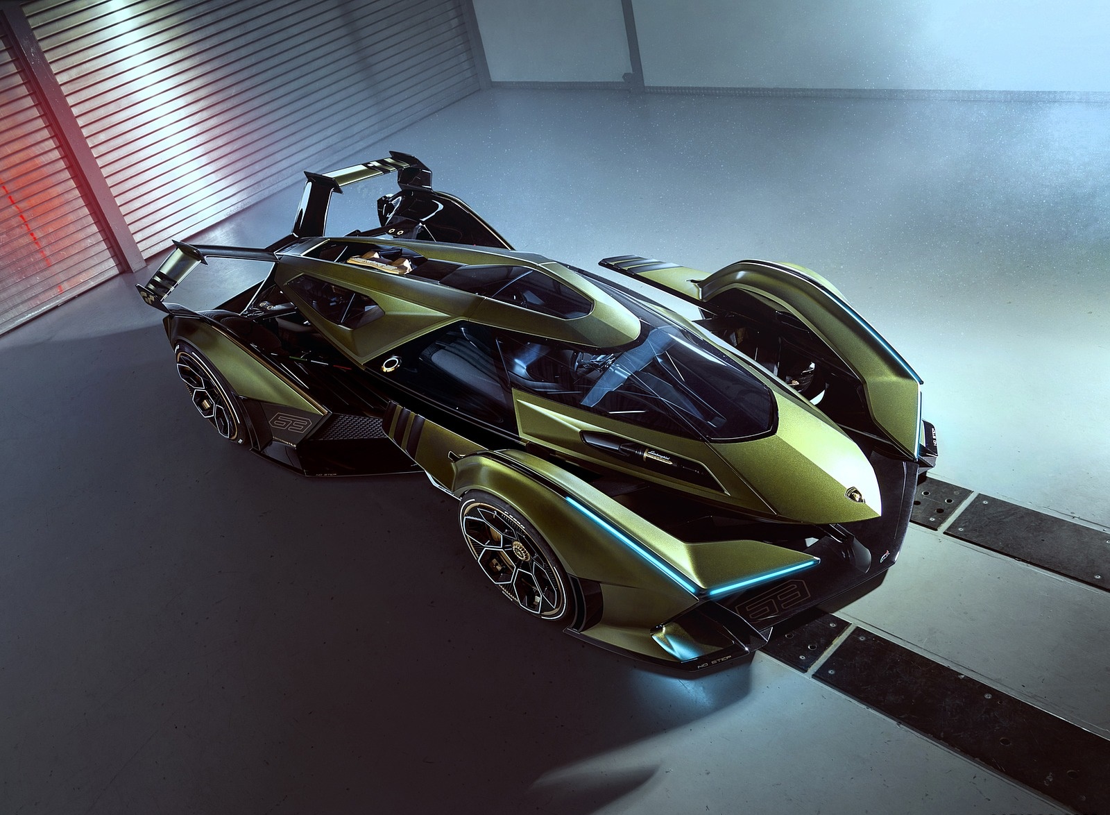 2019 Lamborghini Lambo V12 Vision Gran Turismo Front Three-Quarter Wallpapers #3 of 17