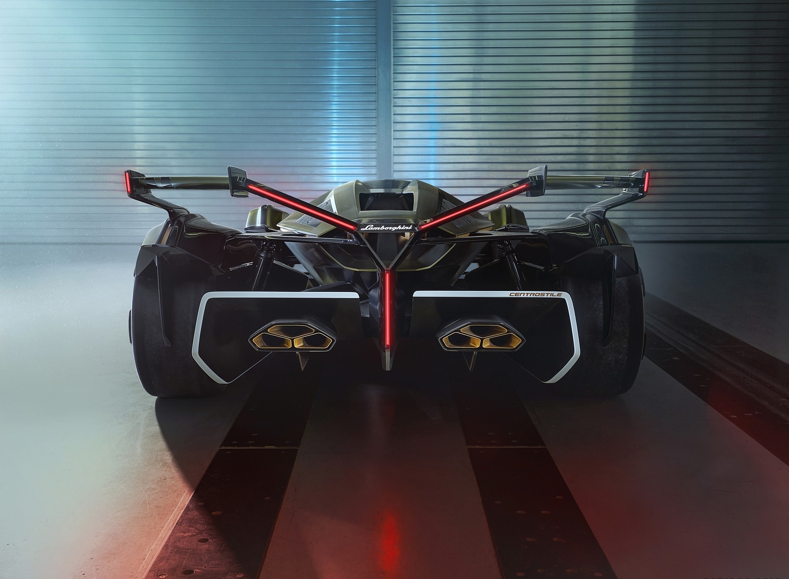 2019 Lamborghini Lambo V12 Vision Gran Turismo Rear Wallpapers (10)