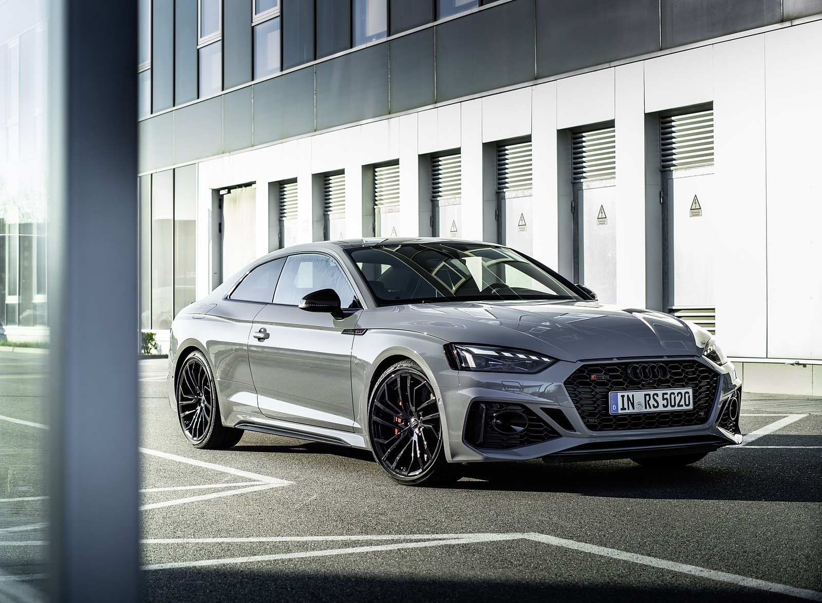 2020 Audi RS 5 Coupe (Color: Nardo Gray) Front Three-Quarter Wallpapers (6)