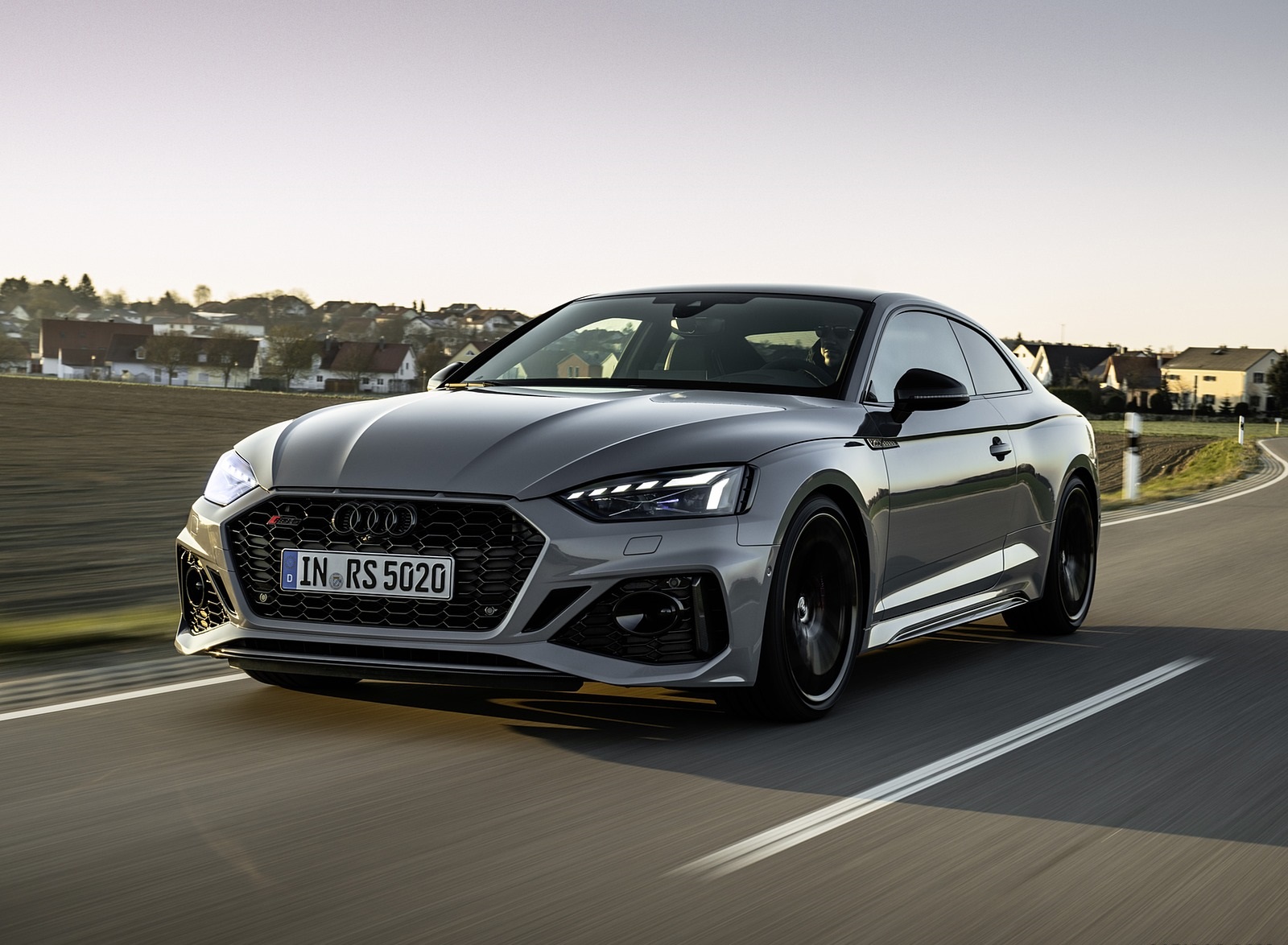 2020 Audi RS 5 Coupe (Color: Nardo Gray) Front Three-Quarter Wallpapers #1 of 75