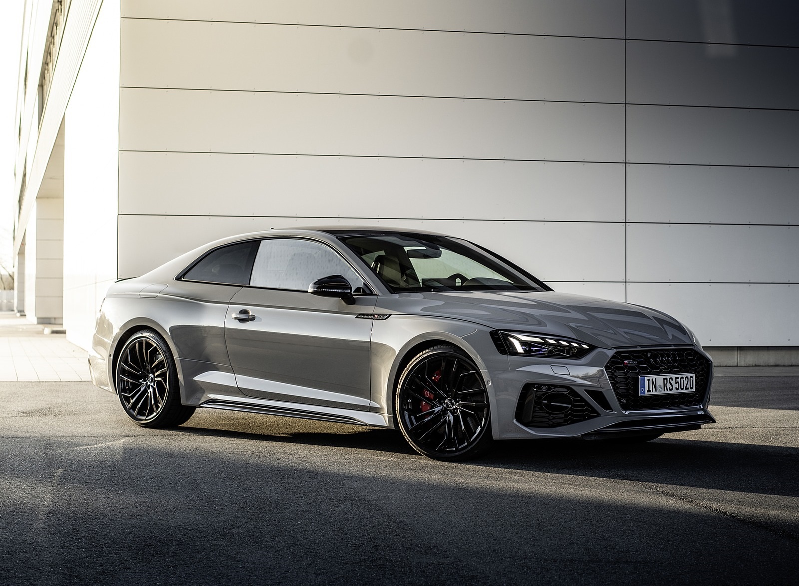 2020 Audi RS 5 Coupe (Color: Nardo Gray) Front Three-Quarter Wallpapers (8)