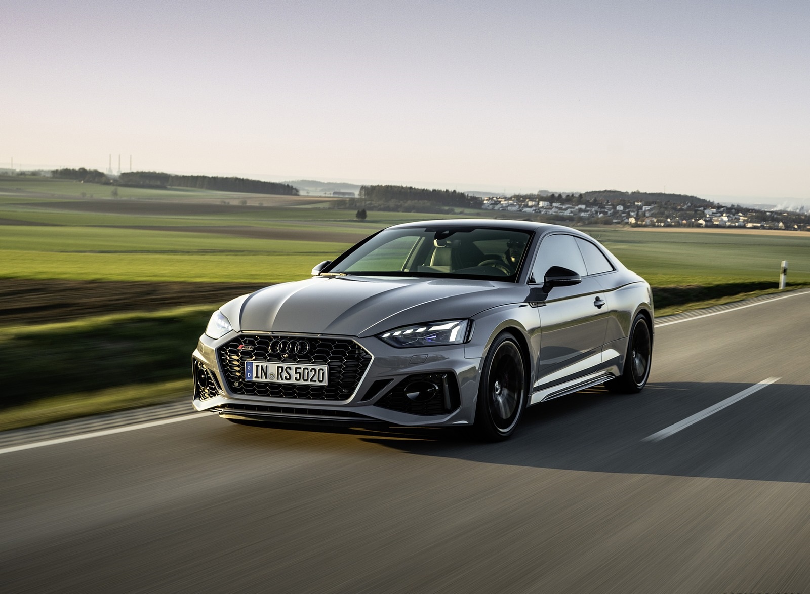 2020 Audi RS 5 Coupe (Color: Nardo Gray) Front Three-Quarter Wallpapers (4)