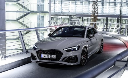 2020 Audi RS 5 Coupe (Color: Nardo Gray) Front Wallpapers 450x275 (9)