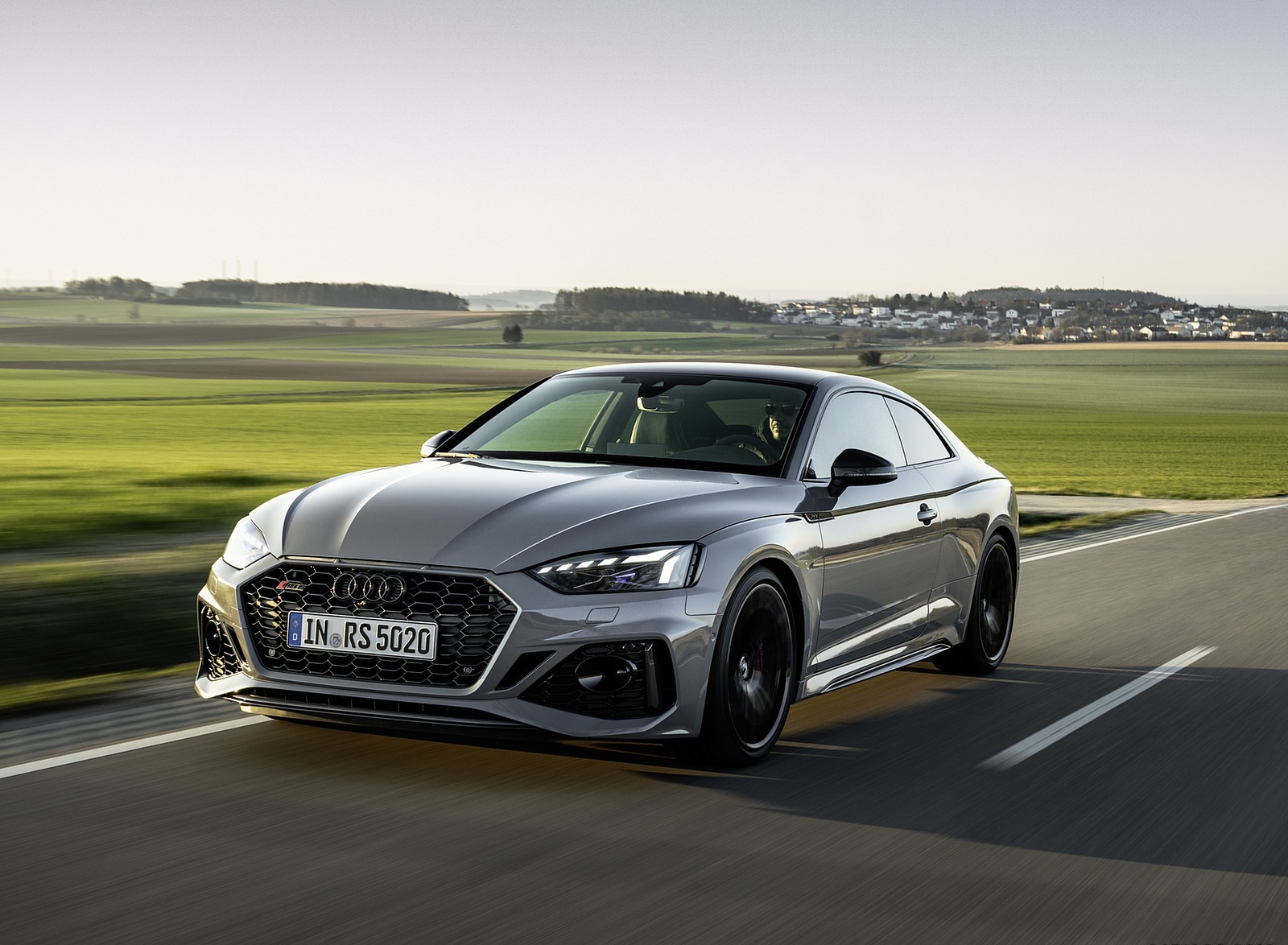 2020 Audi RS 5 Coupe (Color: Nardo Gray) Front Wallpapers (5)