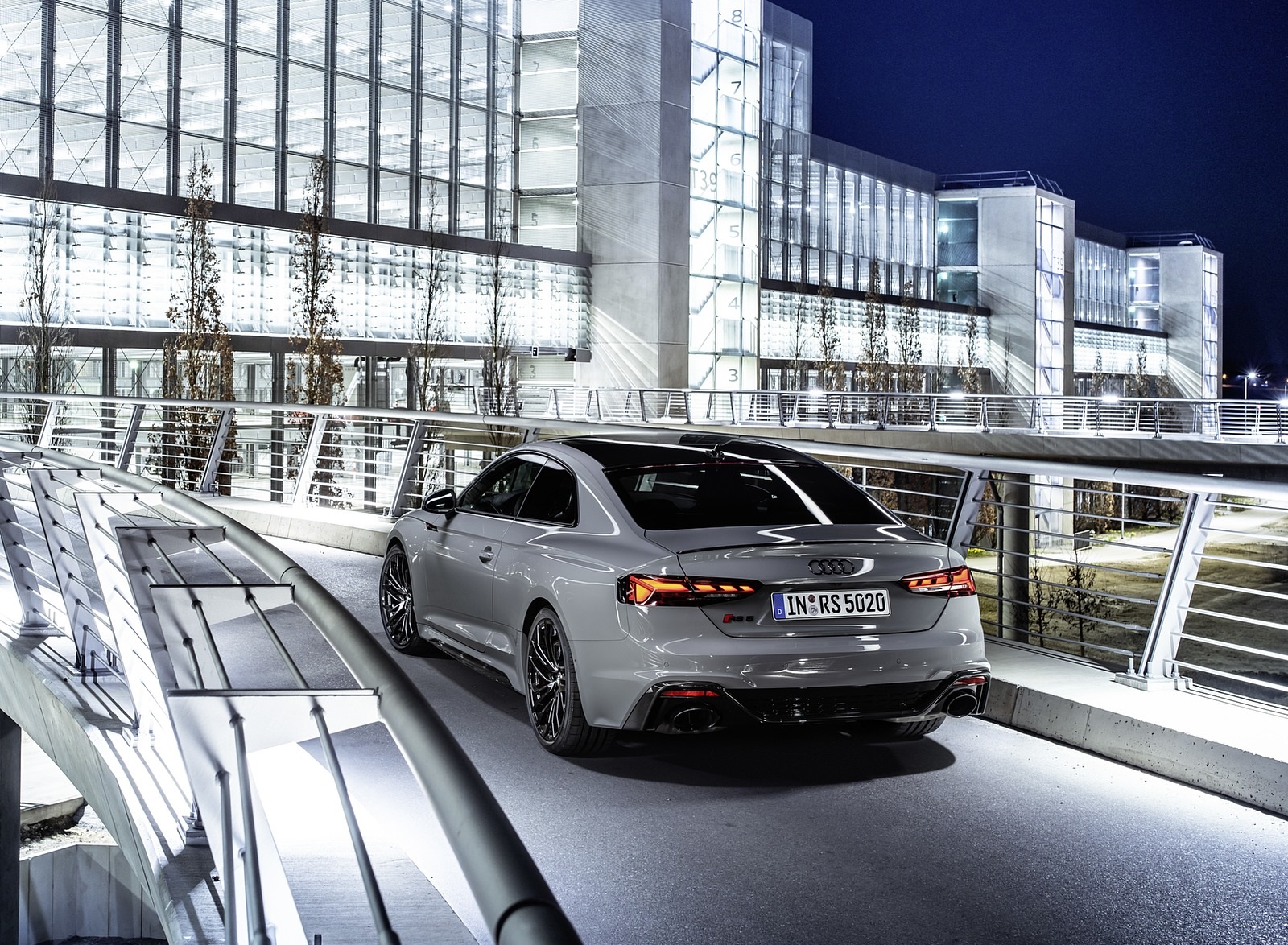 2020 Audi RS 5 Coupe (Color: Nardo Gray) Rear Three-Quarter Wallpapers #11 of 75
