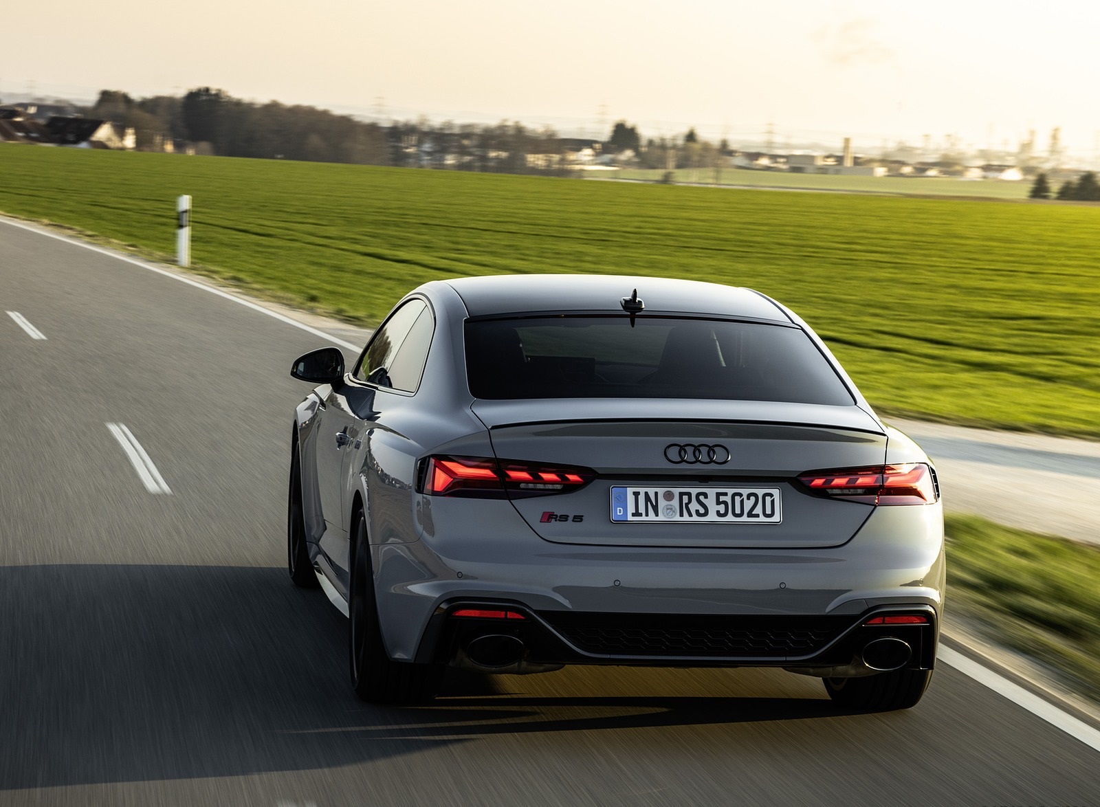 2020 Audi RS 5 Coupe (Color: Nardo Gray) Rear Wallpapers #16 of 75