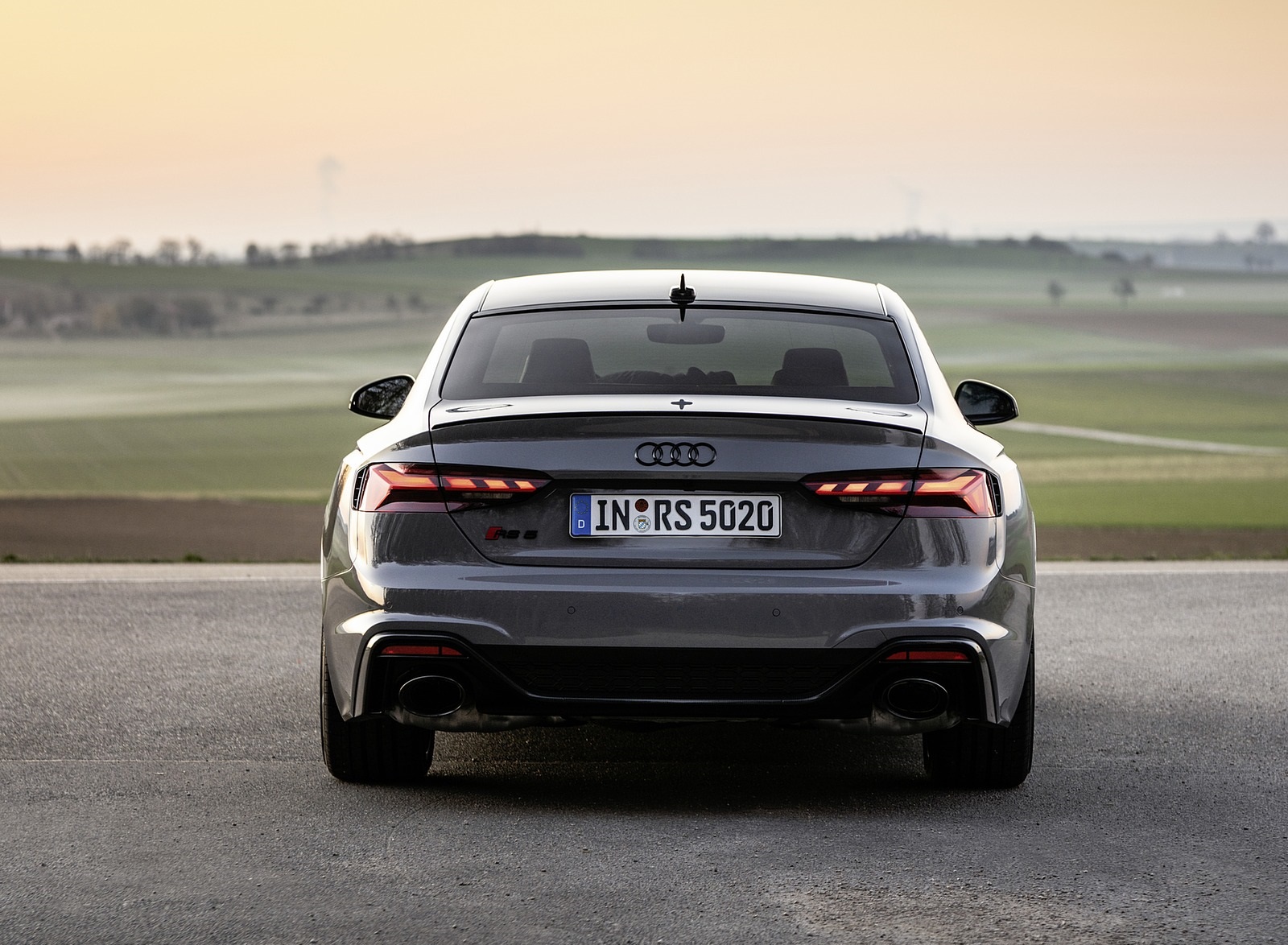 2020 Audi RS 5 Coupe (Color: Nardo Gray) Rear Wallpapers #22 of 75