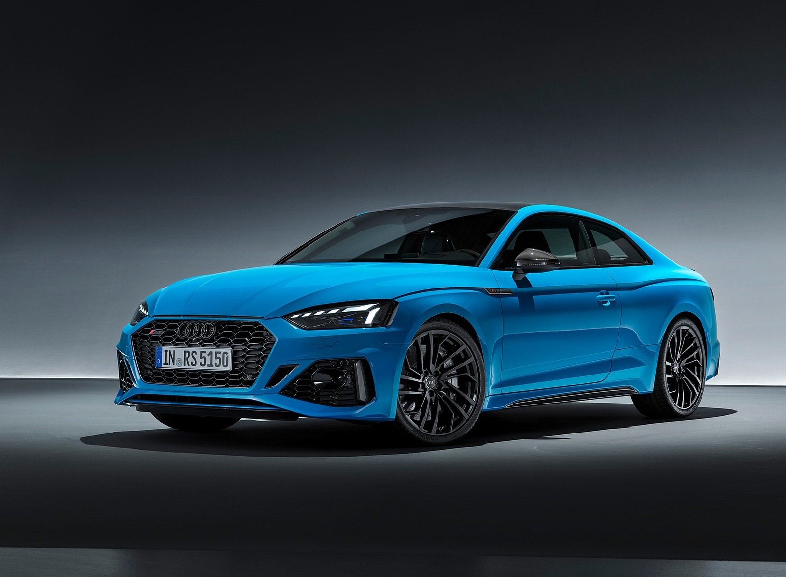 2020 Audi RS 5 Coupe (Color: Turbo Blue) Front Three-Quarter Wallpapers #58 of 75